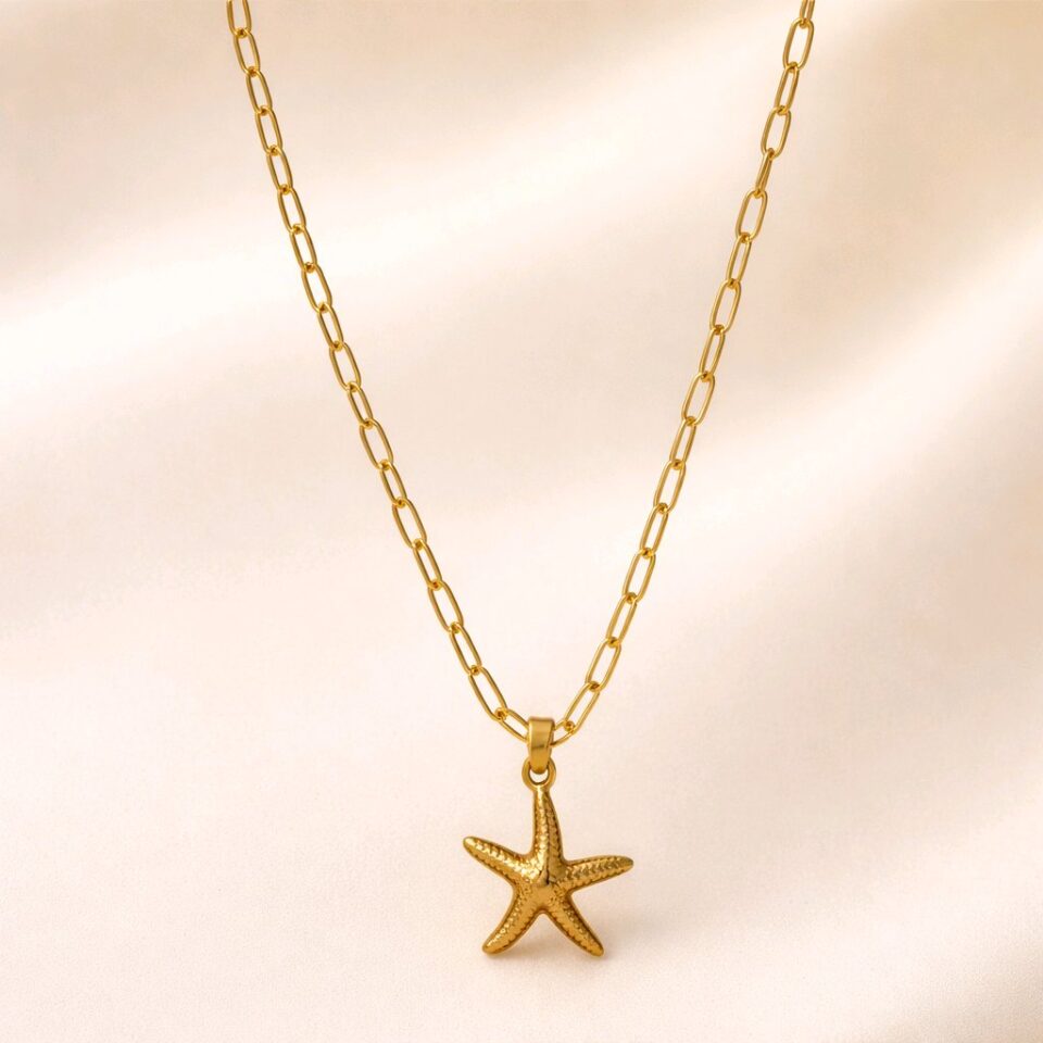 Collar con charm estrella de mar
