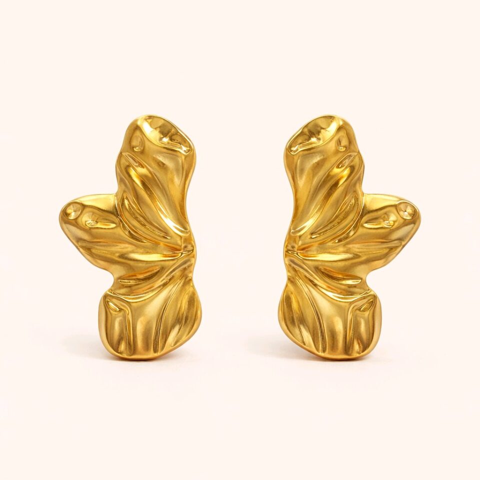 Aretes en forma de hoja
