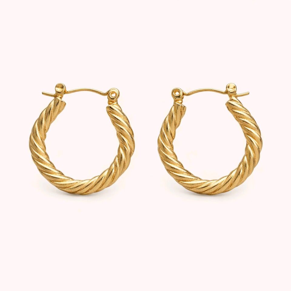 Argollas en forma casual