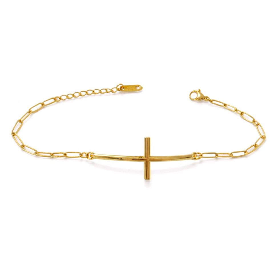Pulsera con cruz